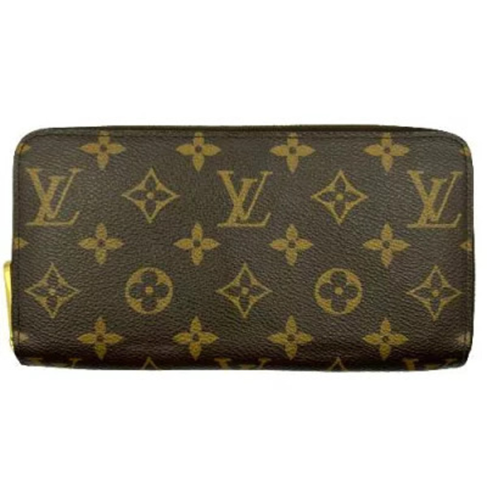 LOUIS VUITTON Zippy Wallet Monogram Long Round Zipper coin wallet Case Card - Picture 1 of 1